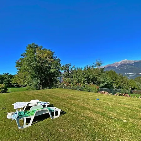 Apartament Sole 3 Garten Mit Pool Eg Colico