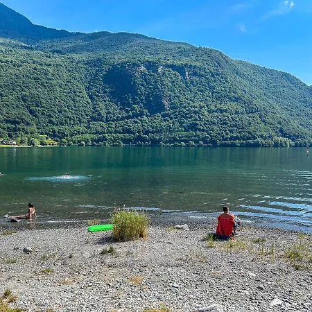 Apartament Sole 3 Garten Mit Pool Eg Colico