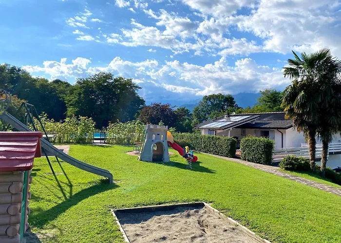 Sole 3 Garten Mit Pool Eg Appartamento Colico